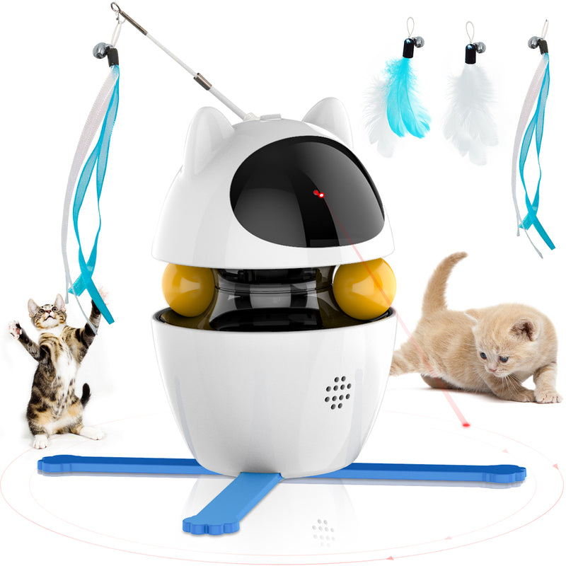 WhiskerWonder™ - 4-in-1 Cat Interactive Toy